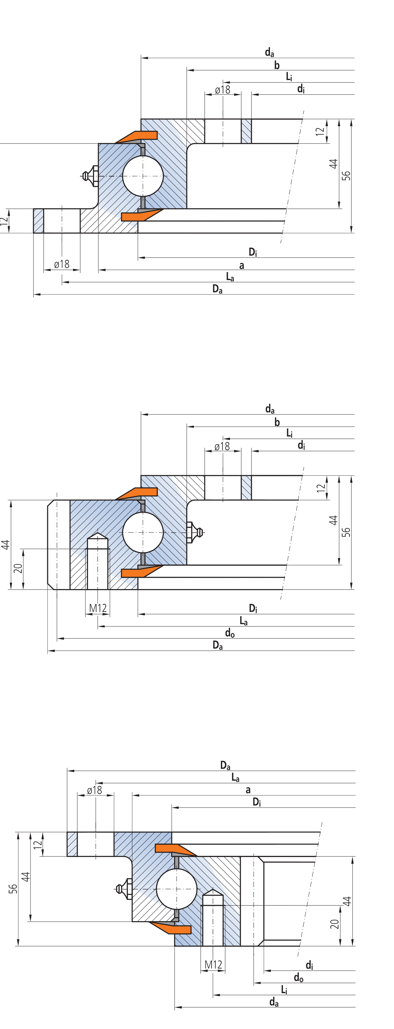 IMO 920 Series Ungeared outline drawing
