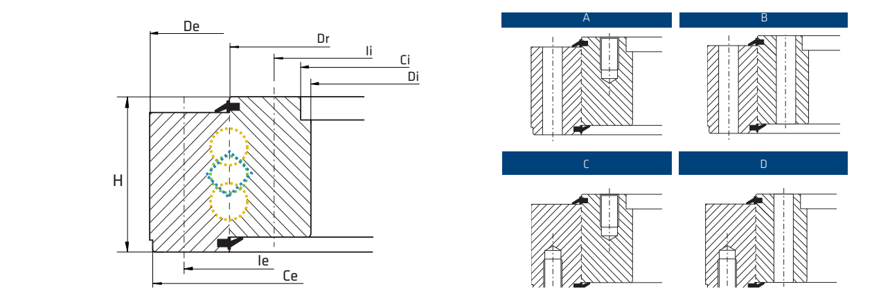 Plano de contorno de origen del catálogo OEM para La Leonessa VS200A00