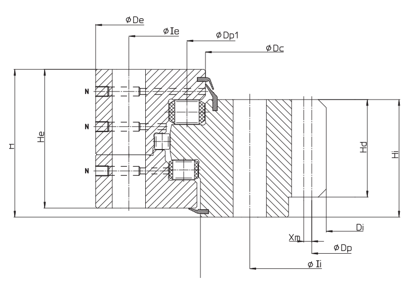 La Leonessa VR303I01 OEM catalogue source outline drawing