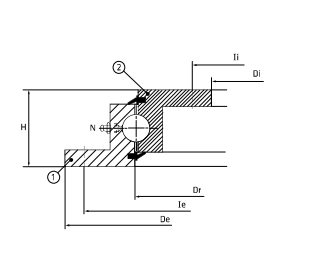 La Leonessa VS104ZB00 OEM catalogue source outline drawing