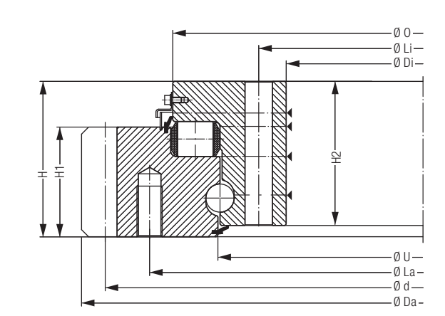Liebherr RKD04500-040ZA15-900-000 OEM catalogue source outline drawing