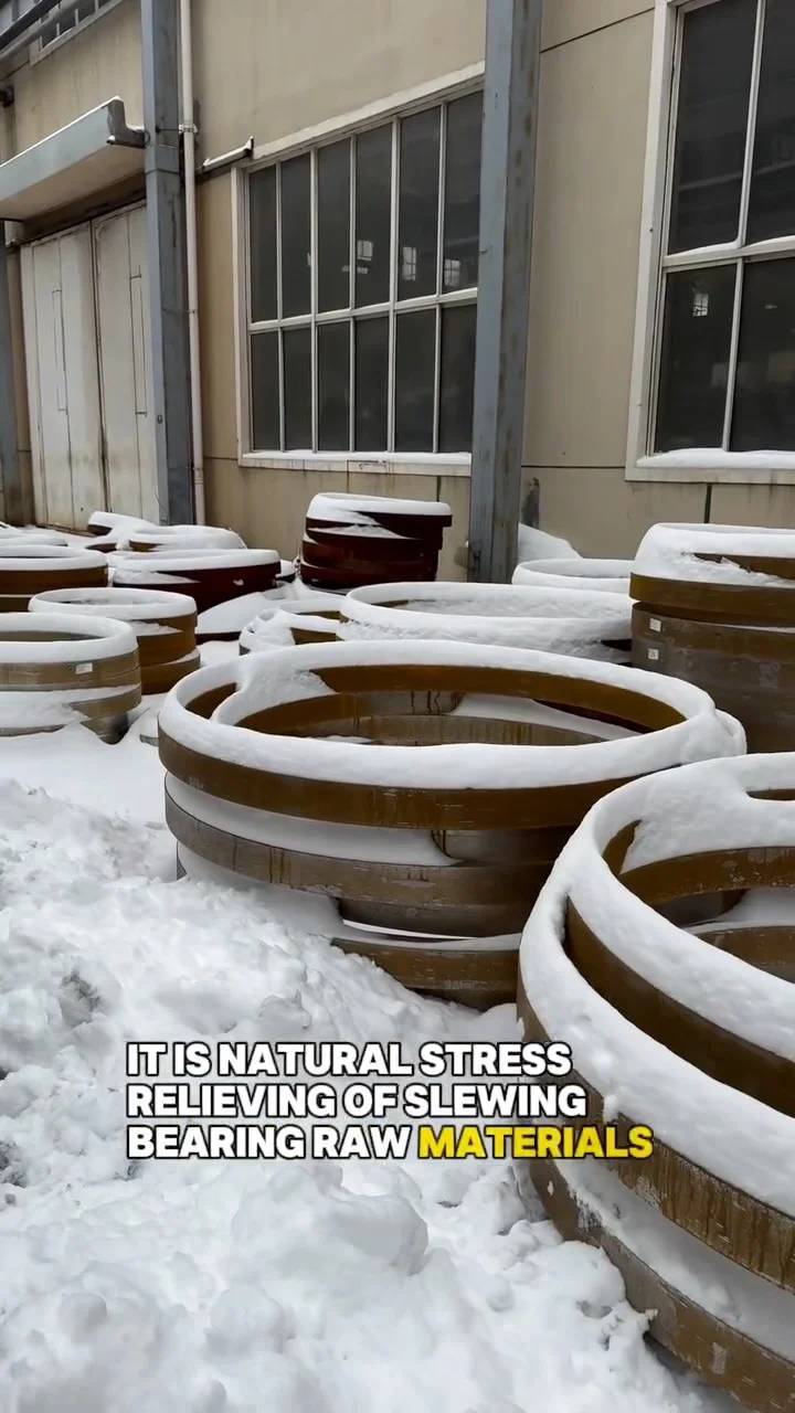 Invisible Processes Behind Visible Quality This is not random storage. It is natural stress relieving of slewing bearing…