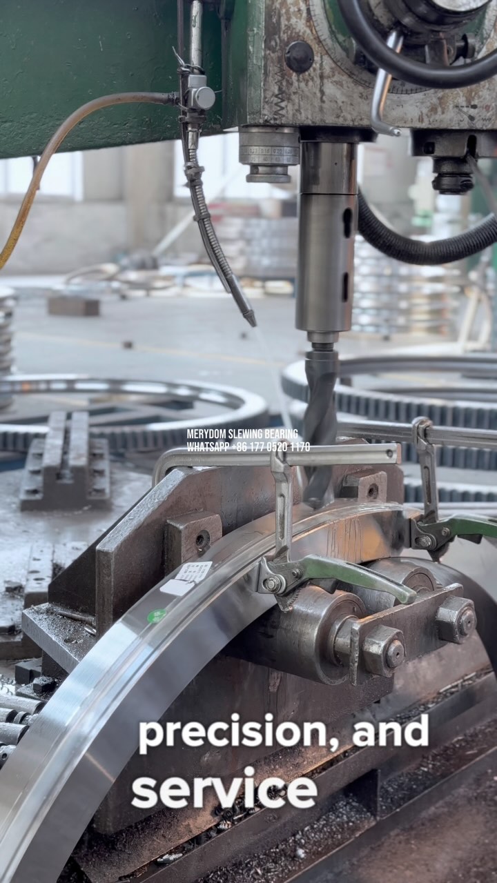 MERYDOM specializes in designing and manufacturing high-quality slewing bearings tailored to user needs. The rolling elements inside the…