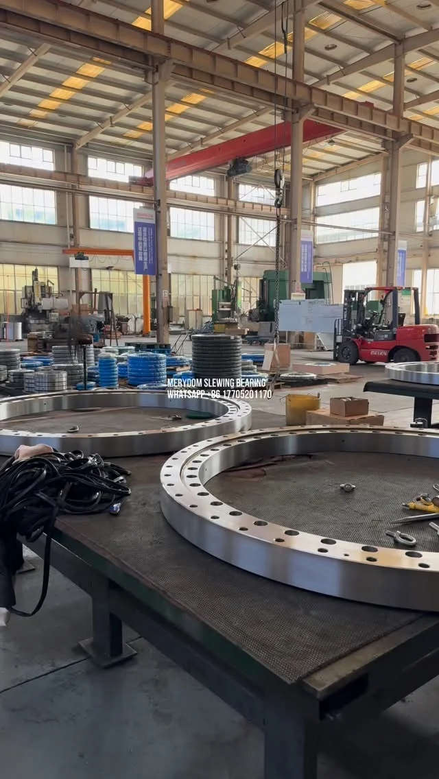 Each slewing bearing is pre-filled with a small amount of grease before delivery to provide basic protection during…