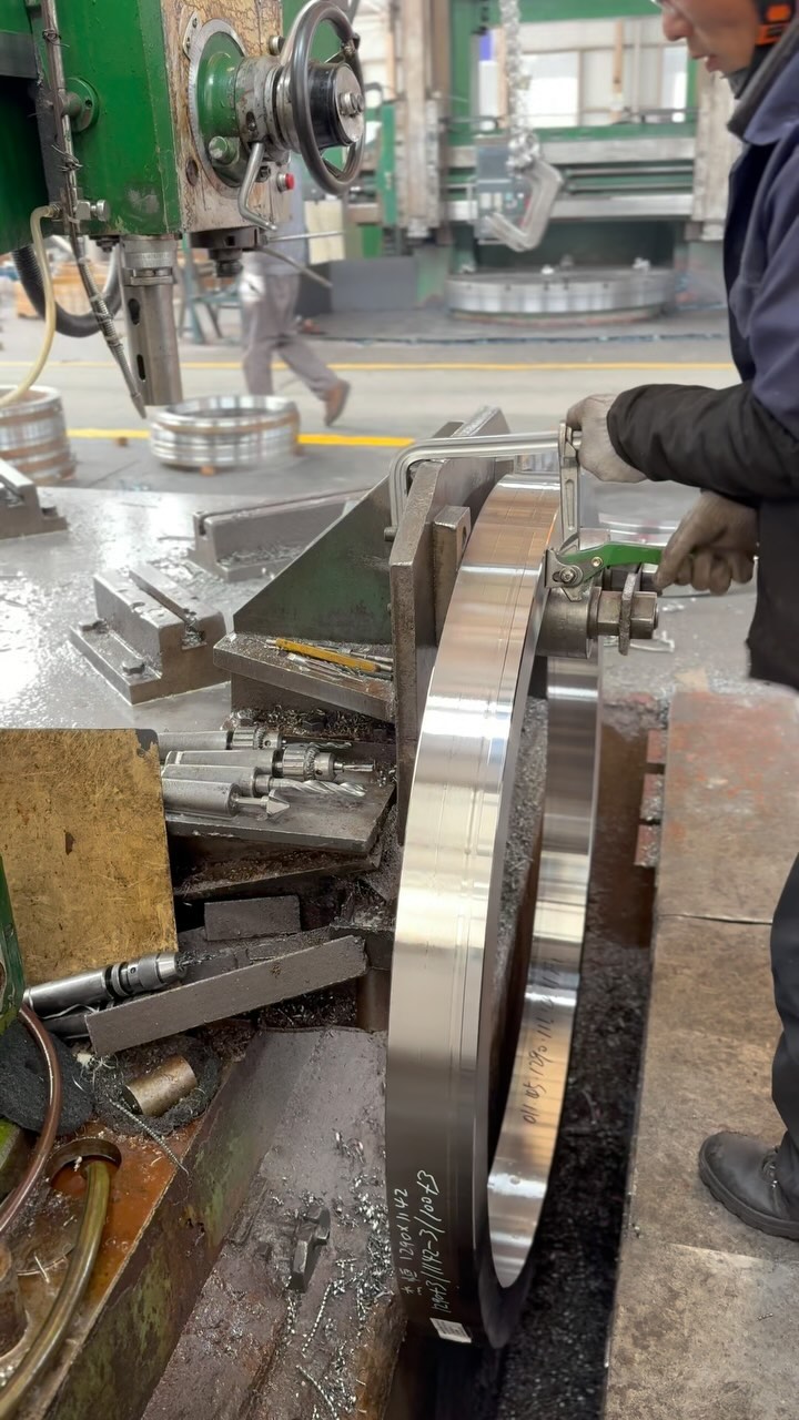 The slewing bearing raceway needs to have a hole through which the balls or rollers will be installed…