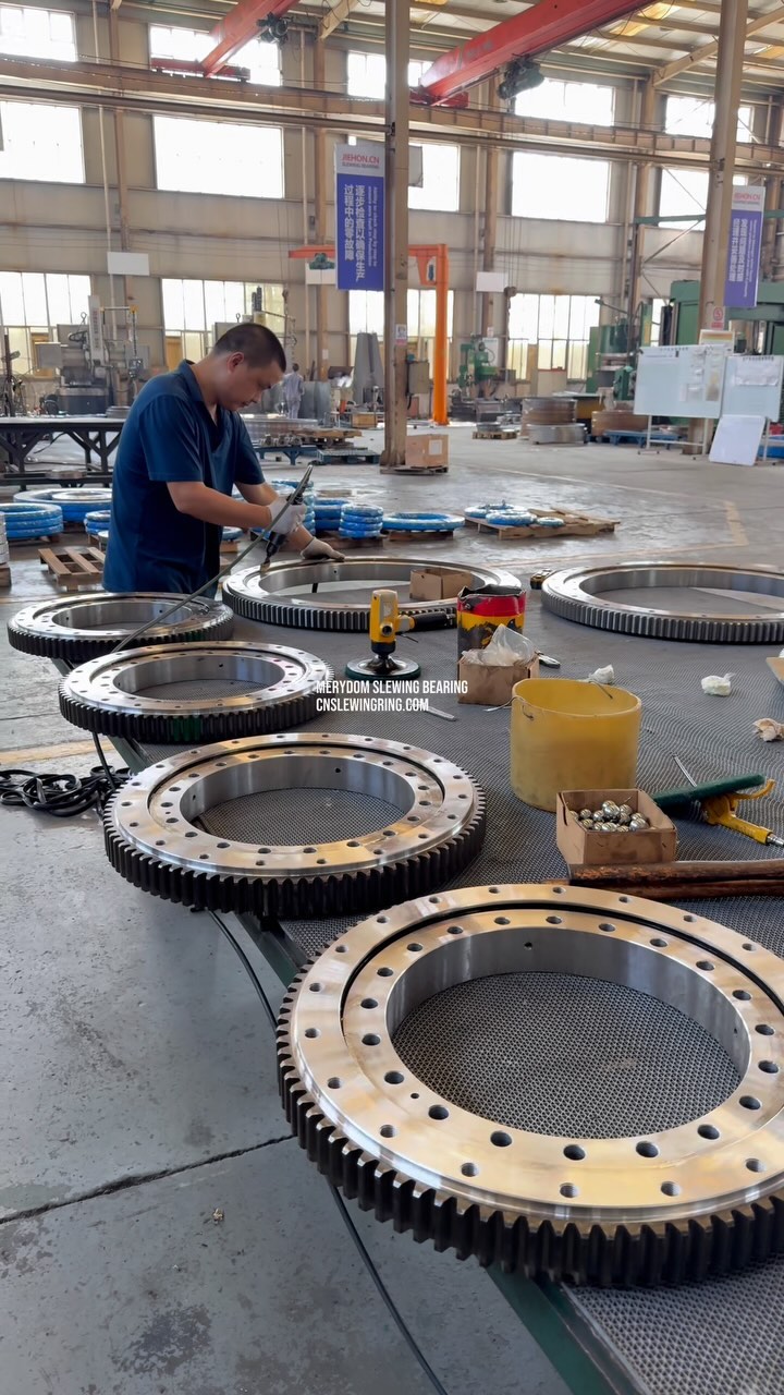 We specialize in custom designing and manufacturing high-quality slewing bearings of various specifications for our customers.