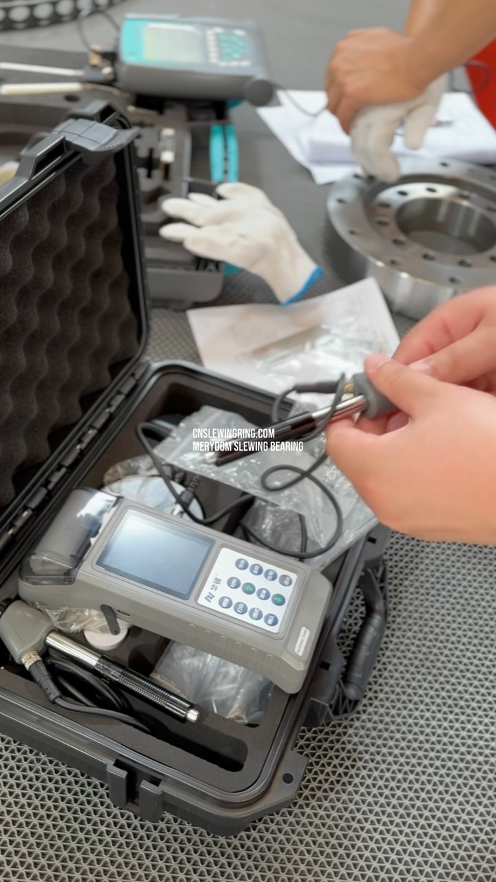 The new equipment will be more accurate in testing the composition and hardness of slewing bearing materials.