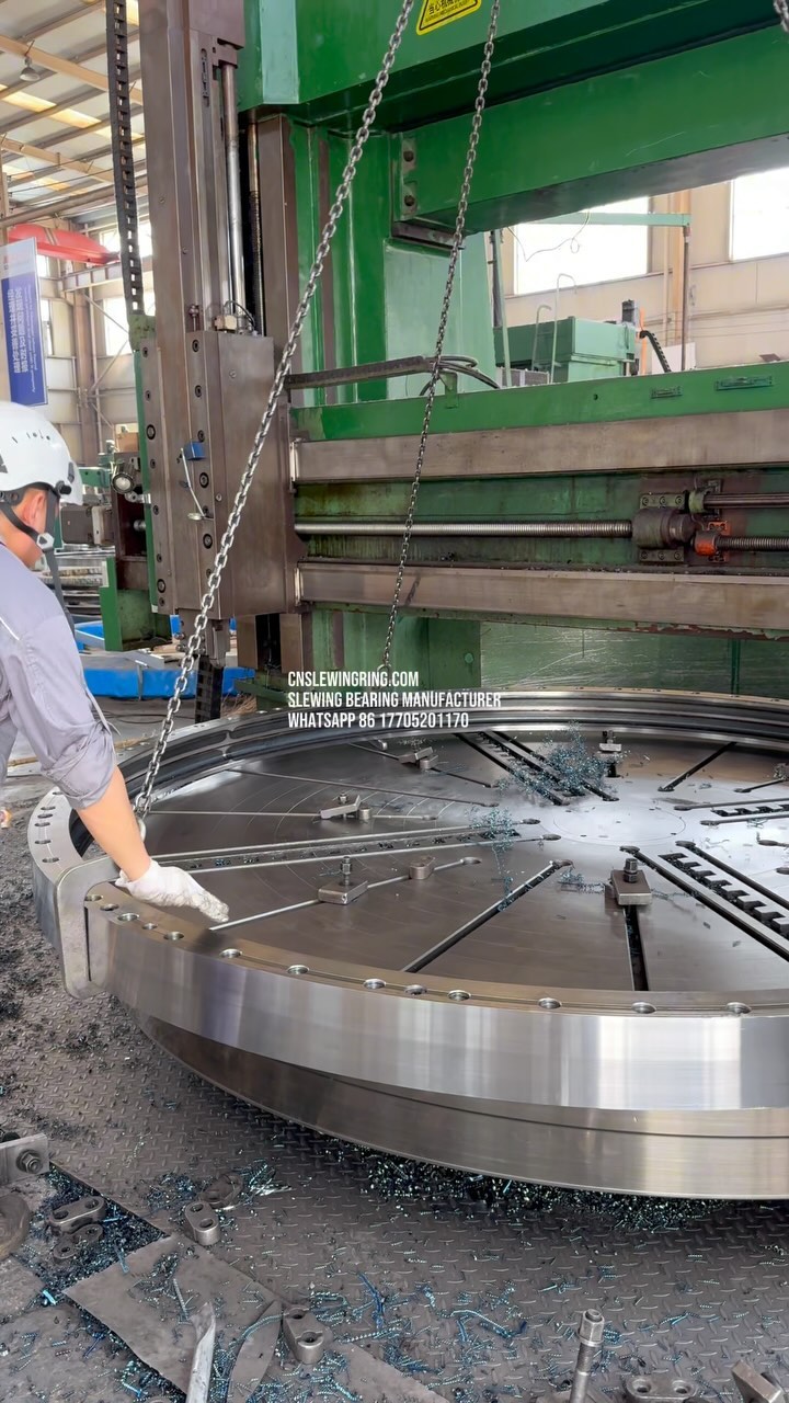 Large slewing bearing, double row ball raceway, 3 meters in diameter, the third batch of orders from our…