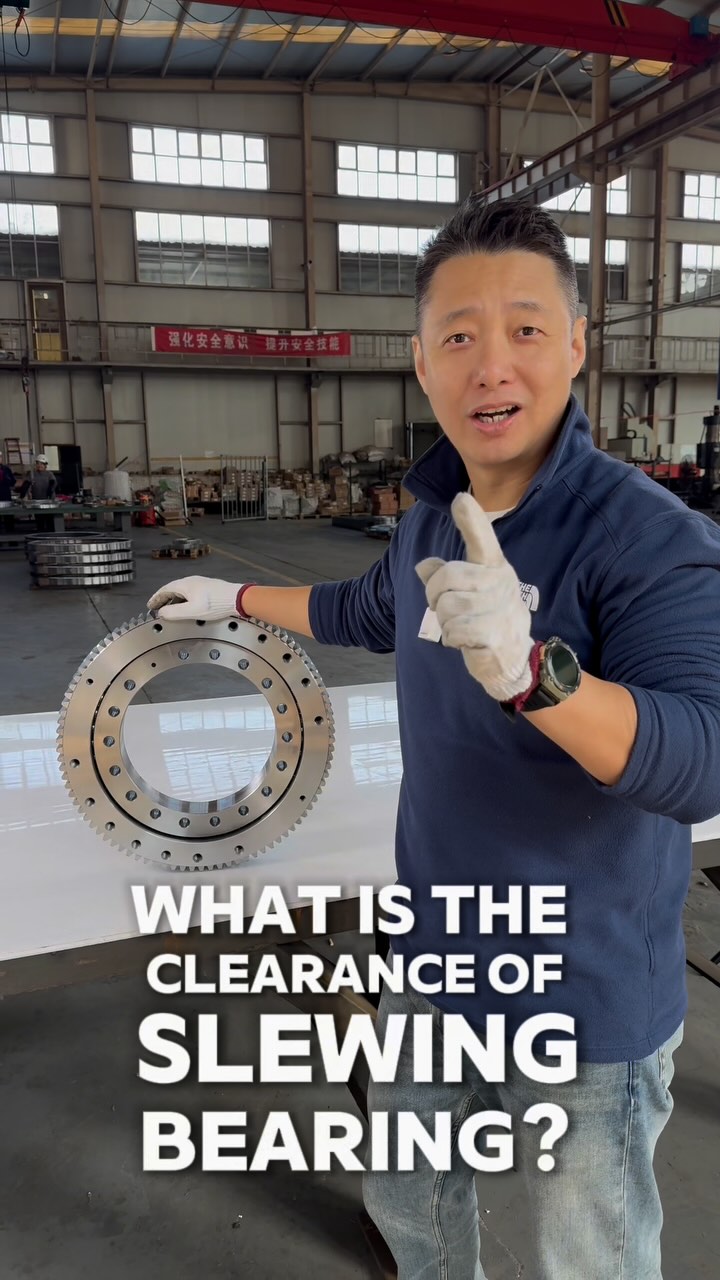 The clearance of a slewing bearing refers to the “tightness” or “looseness” between the rolling elements (such as…