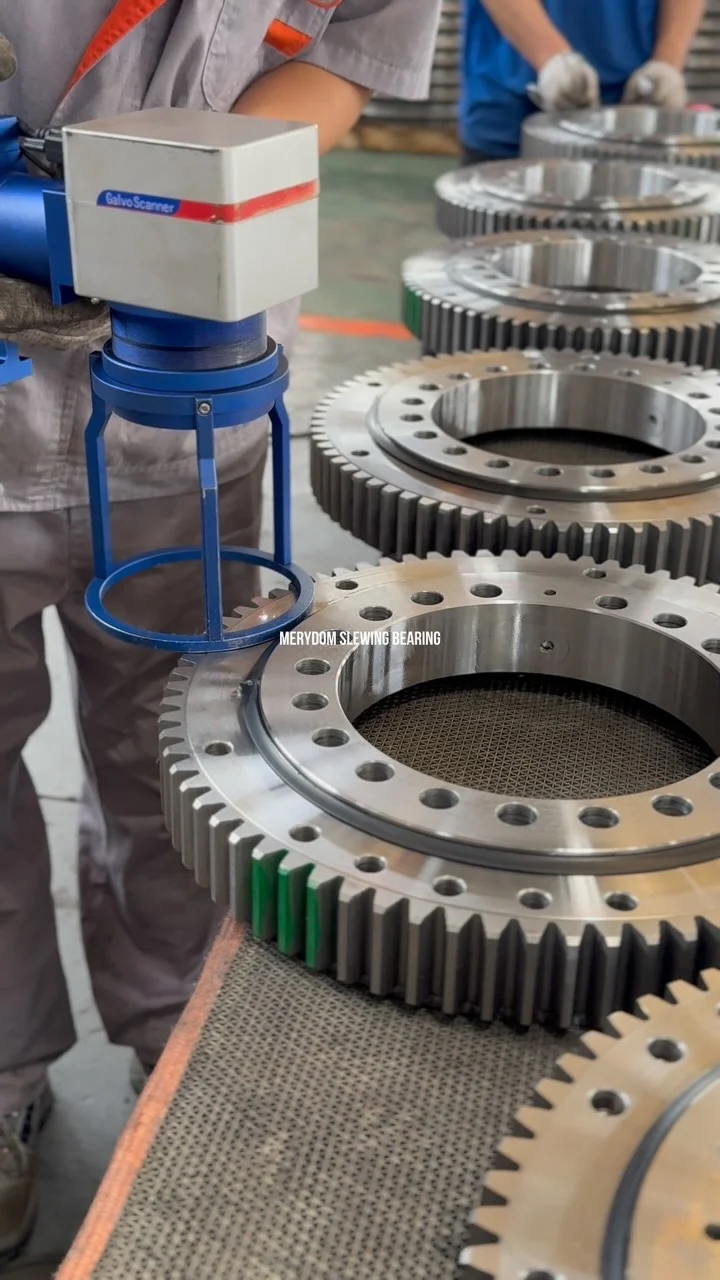 Every slewing bearing shipped out of the factory has a traceable information code, which can quickly find the…