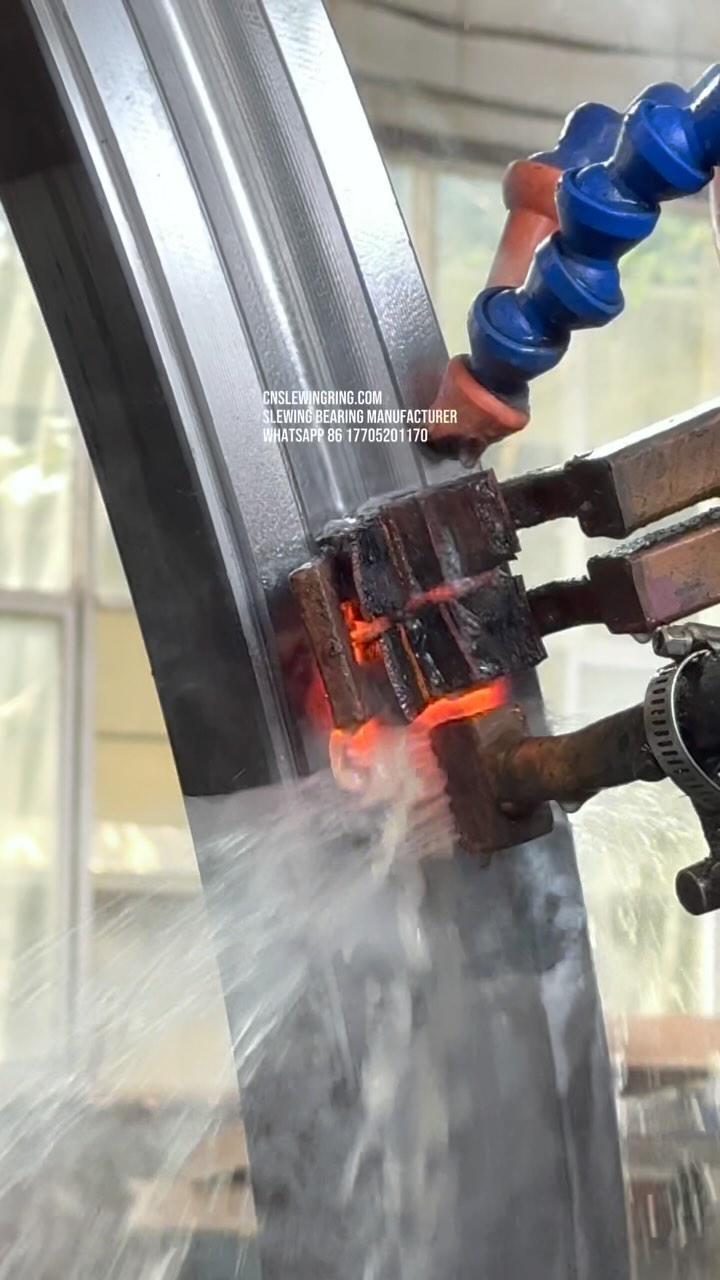 The new quenching and hardening control system allows raceway hardening to achieve better and more stable quality. cnslewingring.com…