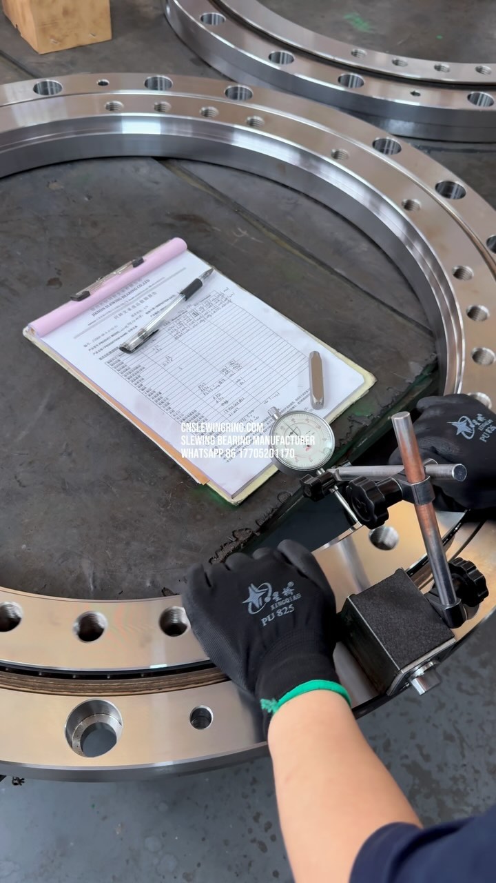 Specialized in designing and producing various slewing bearings for cranes.