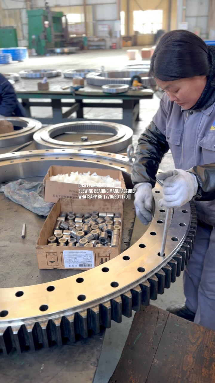 This is a slewing ring ready for export. We hope it can help our customers create more value.…