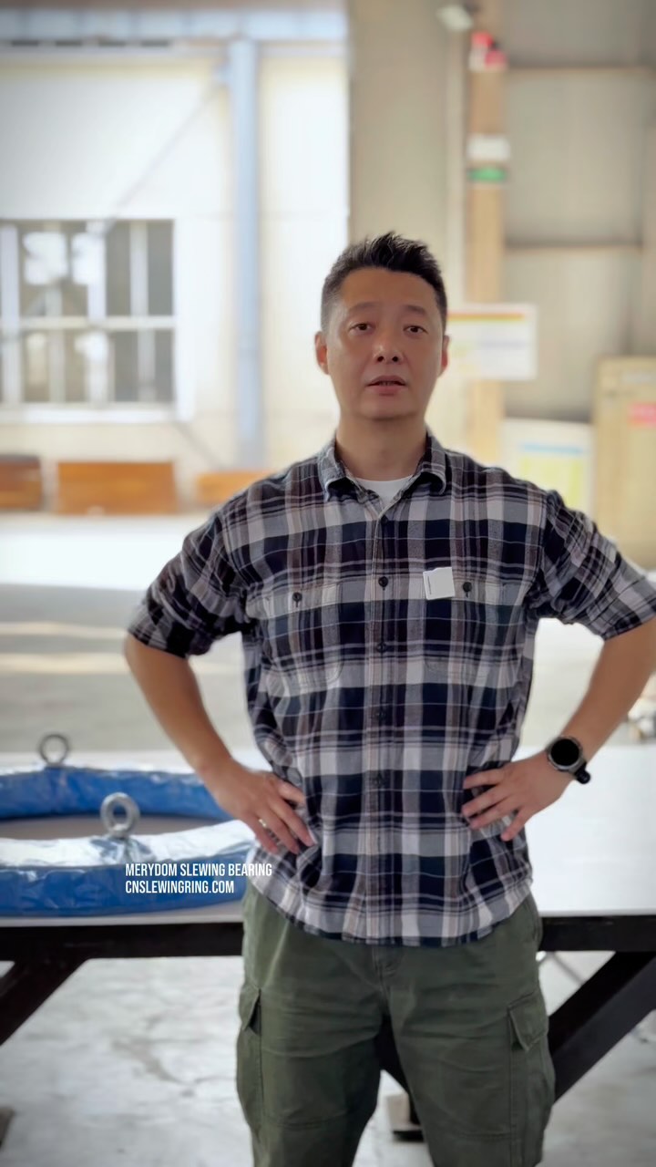 Hello everyone, I am Jovi,，the owner and CEO of MERYDOM Slewing Bearing. In the future, my colleagues and…