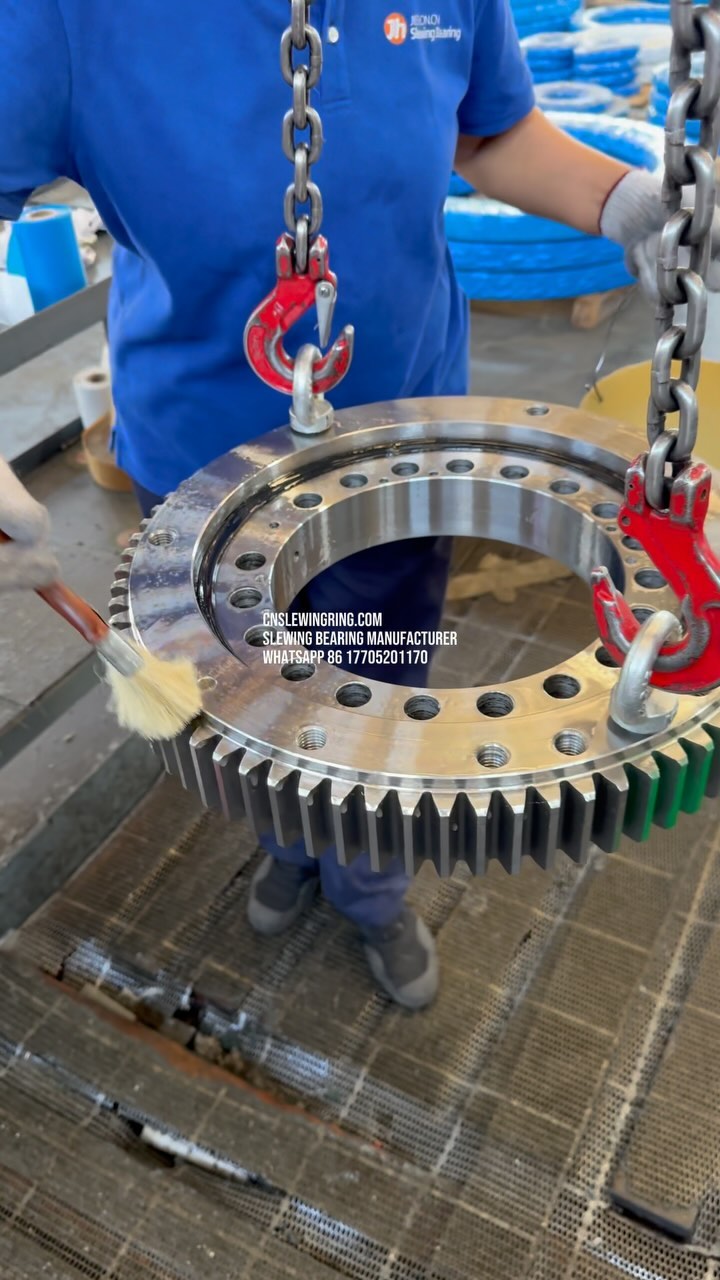 We specialize in manufacturing and exporting high quality slewing bearings. cnslewingring.com Slewing bearing manufacturer WhatsApp 86 17705201170
