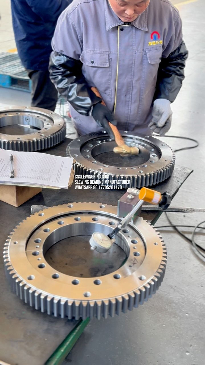 We can design and manufacture high-quality slewing bearings in various specifications from 180mm to 100000mm for you.