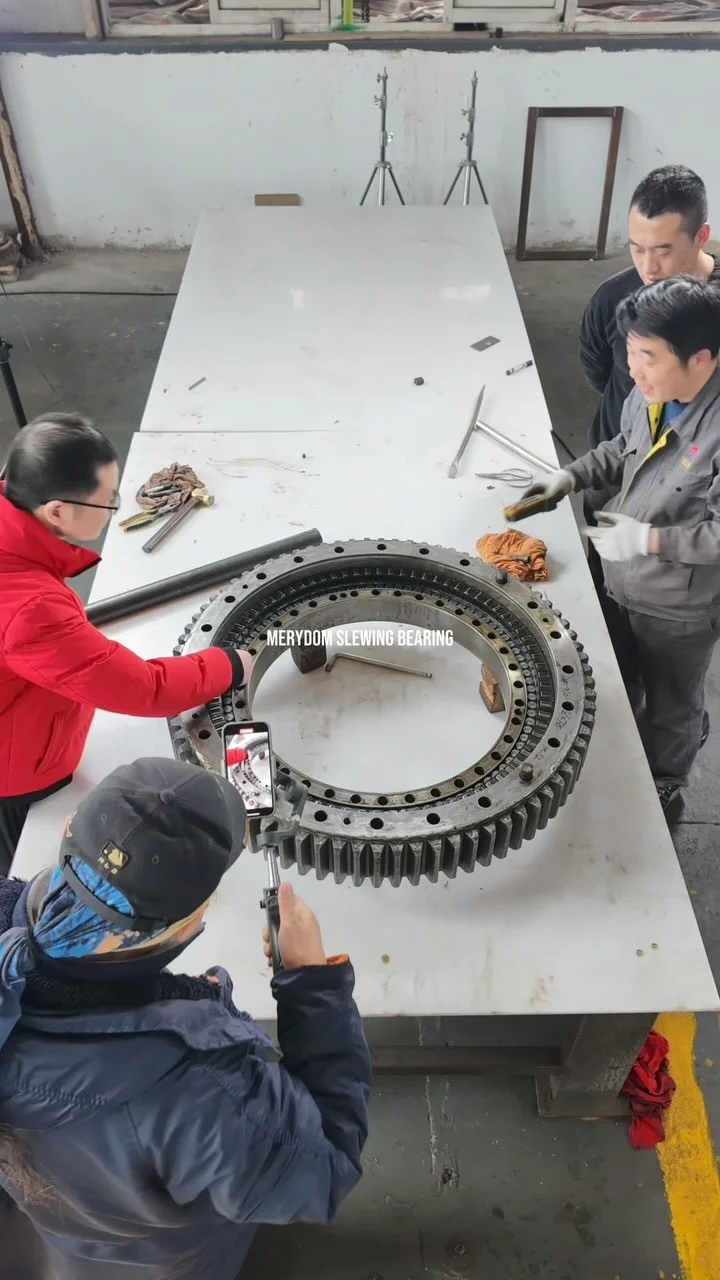 We were opening up an old slewing bearing and it was clear that the rolling elements and raceways…