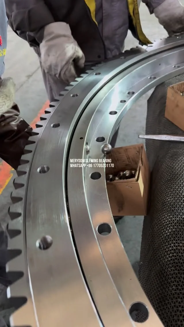 Flange type, external gear, single-row ball slewing bearing, outer diameter 1.5 m — USD 2,200.