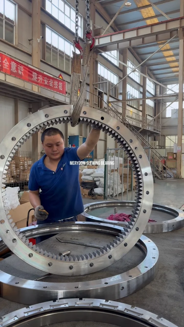 MERYDOM, we focus on providing users with reliable quality slewing bearings and slewing drives.