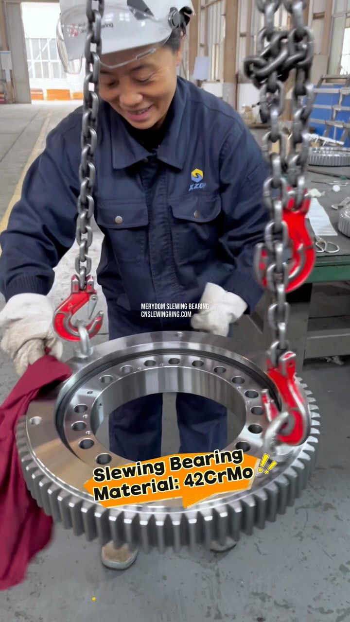 MERYDOM slewing bearings are exported to 35 countries around the world, with better quality and price, faster delivery…