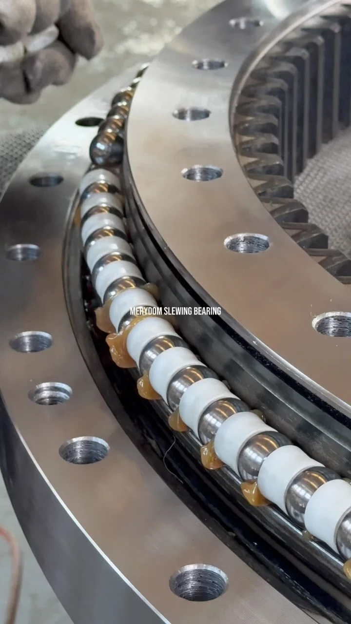 MERYDOM slewing bearing, we specialize in designing and manufacturing high quality slewing bearing. Contact us to get the…