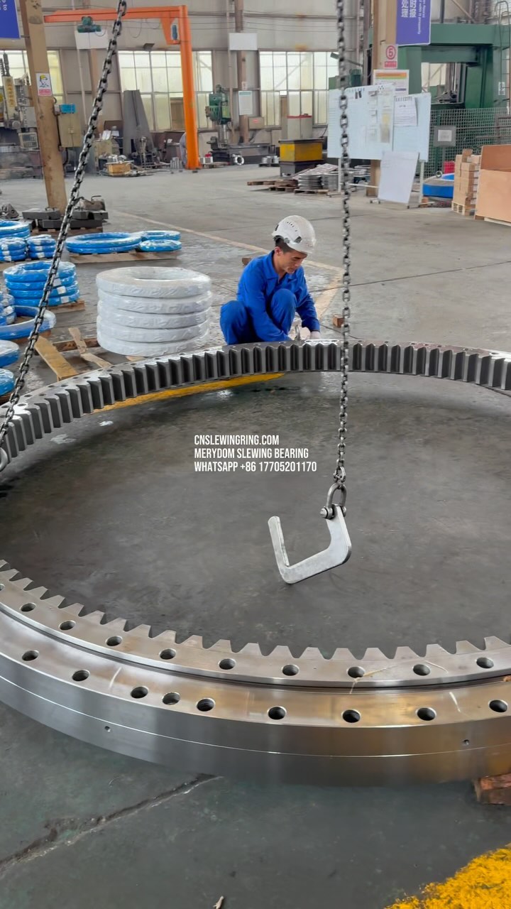 Double-row ball slewing bearing