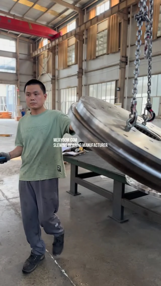 MERYDOM's custom-made slewing bearing for a Ukrainian customer has been given a funny name: "Short and Chubby".