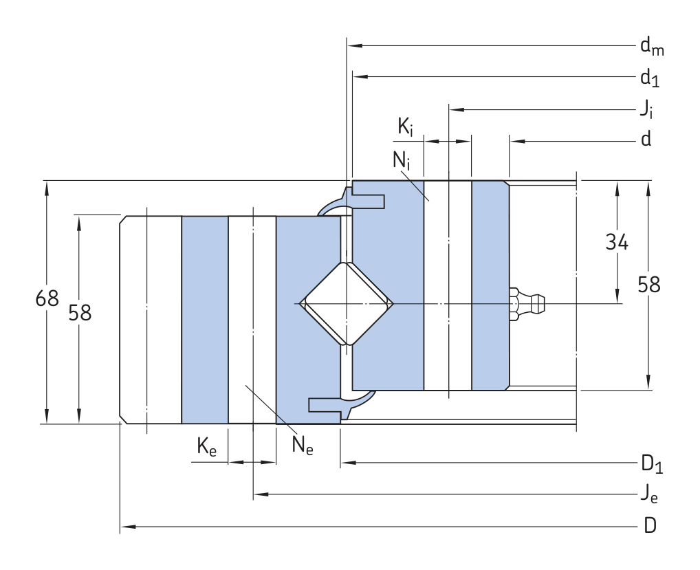 SKF RKS.161.16.1314 OEM catalogue source outline drawing